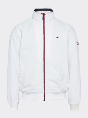 tommy hilfiger recycled nylon bomber jacket