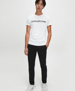 Calvin Klein Institutional logo T-shirt Bright White