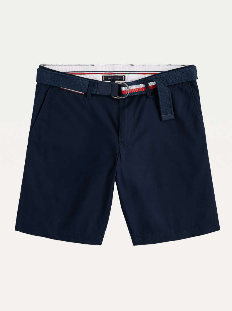 tommy hilfiger navy blue shorts