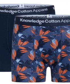 Knowledge Cotton Apparel Maple 2 Pack Underwear Total Eclipse