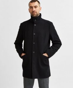 Selected Homme Morrison Wool Coat Black