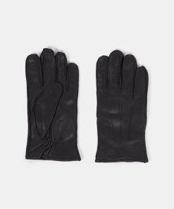 J.Lindeberg Milo Leather Gloves Black