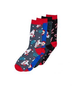 Only & Sons Xmas Box 4-Pack Socks